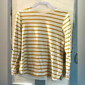 Nautical striped sweater.